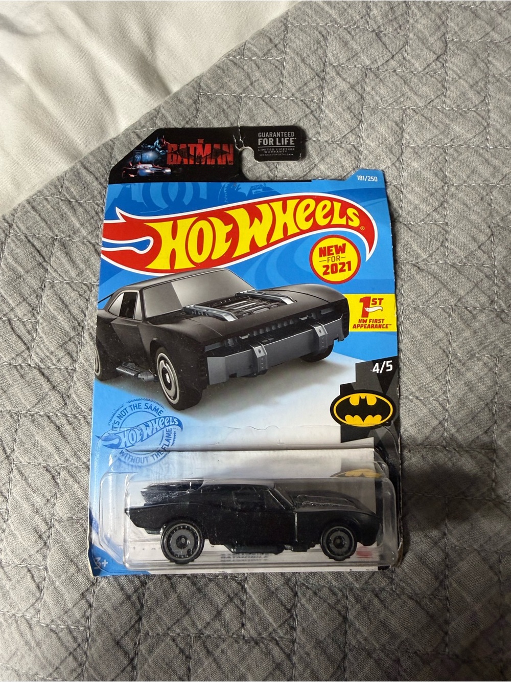 Hot Wheels Batman Muscle Car Toy - Black